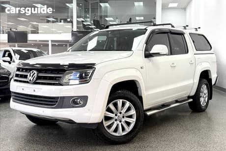 White 2016 Volkswagen Amarok Dual Cab Utility Tdi420 Highline (4X4)