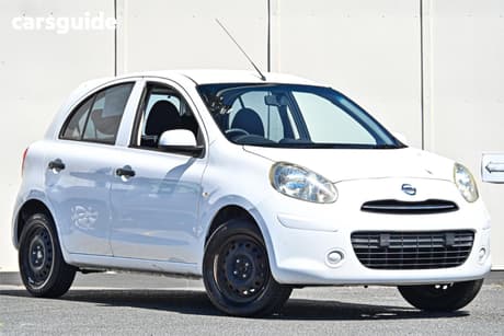 White 2012 Nissan Micra Hatchback St-L
