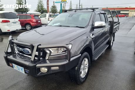 Grey 2017 Ford Ranger Dual Cab Utility Xlt 3.2 (4X4)