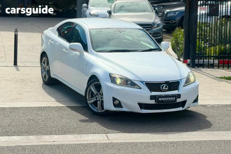 White 2012 Lexus IS250 Sedan Prestige