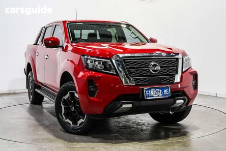 Red 2021 Nissan Navara Dual Cab Pick-up St-X (4X2) Leather/Sunroof