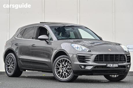 Grey 2015 Porsche Macan Wagon S Diesel