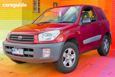 Red 2002 Toyota RAV4 Wagon Edge (4X4)