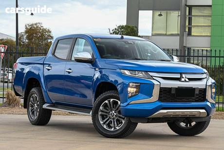 Blue 2021 Mitsubishi Triton Double Cab Pick Up Glx-R (4X4)