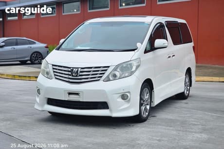 White 2011 Toyota Alphard OtherCar ANH20