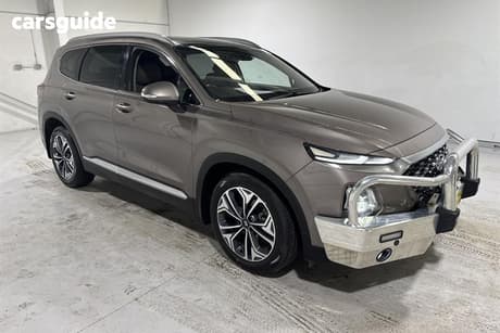 Gold 2019 Hyundai Santa FE Wagon Highlander Crdi Blk-Bge (Awd)