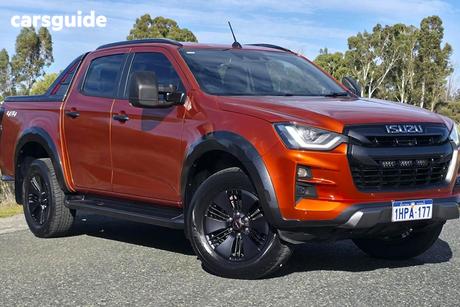 Orange 2022 Isuzu D-MAX Crew Cab Utility X-Terrain (4X4)