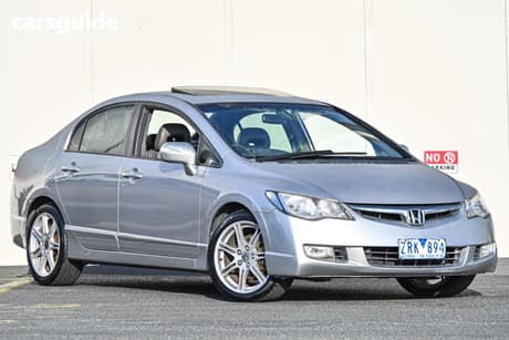 Silver 2007 Honda Civic Sedan Sport
