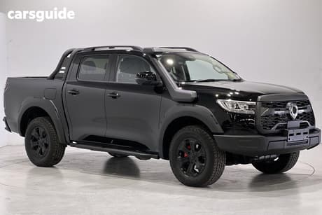 Black 2026 GWM Cannon Dual Cab Utility Xsr (4X4)