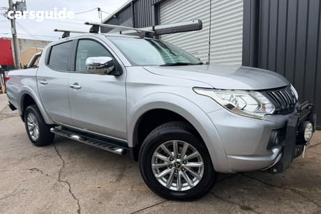 Silver 2015 Mitsubishi Triton Dual Cab Utility Gls (4X4)