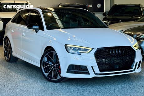 White 2020 Audi S3 Sportback 2.0 Tfsi Quattro