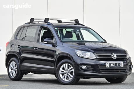 Black 2012 Volkswagen Tiguan Wagon 132 Tsi Pacific