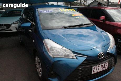 Blue 2017 Toyota Yaris Hatchback Ascent