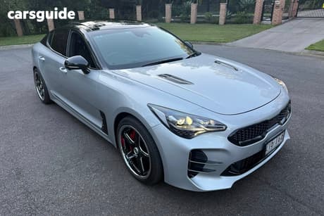 Silver 2022 Kia Stinger Sedan Gt (Black Leather)