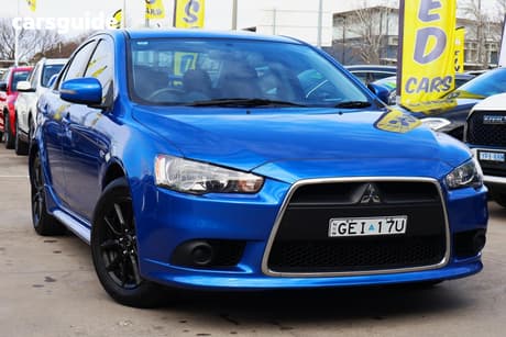 Blue 2015 Mitsubishi Lancer Sedan Es Sport