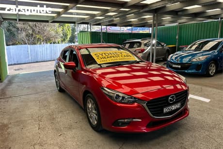 Red 2017 Mazda 3 Hatchback Touring