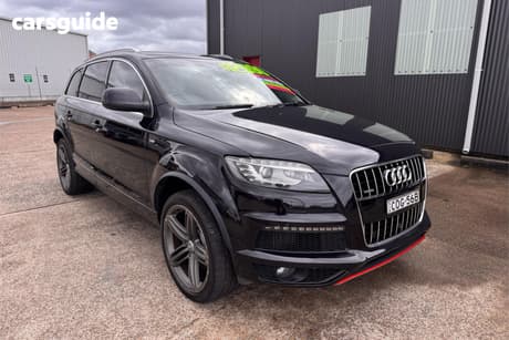 Black 2013 Audi Q7 Wagon 3.0 Tdi Quattro