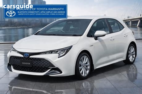White 2022 Toyota Corolla Sedan Ascent Sport Hybrid