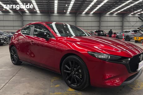 Red 2024 Mazda 3 Hatchback G25 Evolve Sp