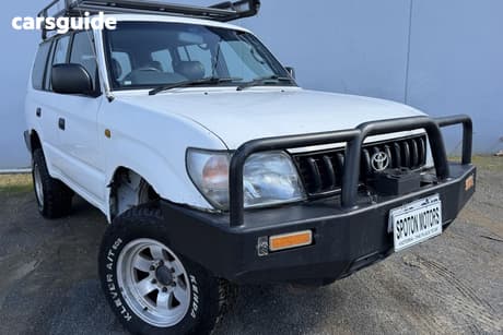 White 1999 Toyota Landcruiser Prado SUV RV6