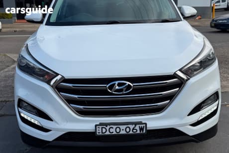 White 2016 Hyundai Tucson Wagon Elite (Awd)