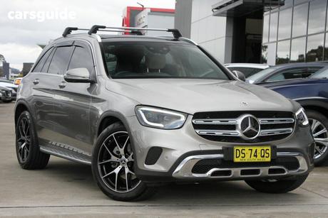Silver 2021 Mercedes-Benz GLC300 Wagon 4Matic