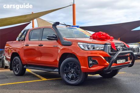 Orange 2018 Toyota Hilux Dual Cab Utility Rogue (4X4)
