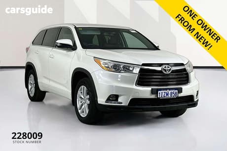 White 2016 Toyota Kluger Wagon Gx (4X2)