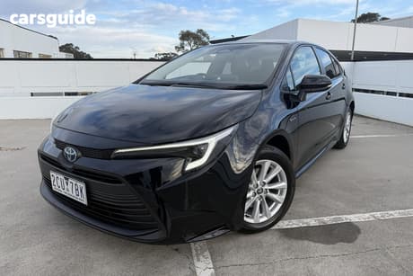 Black 2025 Toyota Corolla Sedan Sx Hev