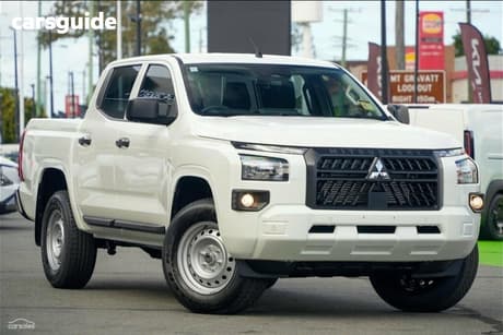 White 2026 Mitsubishi Triton Cab Chassis Glx (4X2)