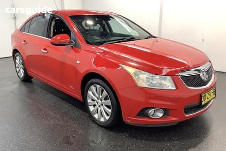 Red 2014 Holden Cruze Sedan Z-Series