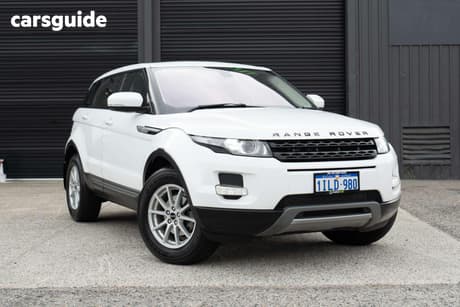 White 2012 Land Rover Range Rover Evoque SUV SD4 PURE 4X4