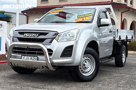 Silver 2019 Isuzu D-MAX Cab Chassis Sx Hi-Ride (4X2)