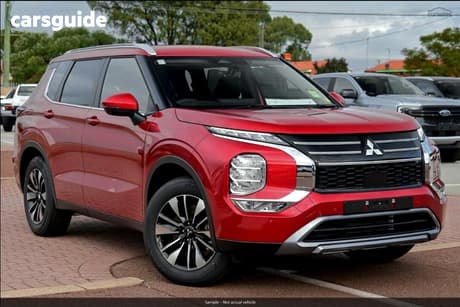 Red 2026 Mitsubishi Outlander SUV LS