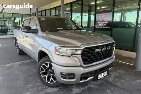 Silver 2025 RAM 1500 Crew Cab Utility Rebel Hurricane