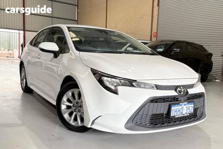 White 2021 Toyota Corolla Sedan Ascent Sport