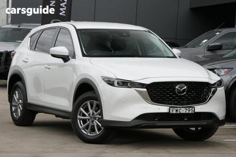 White 2025 Mazda CX-5 Wagon G25 Maxx Sport (Fwd)