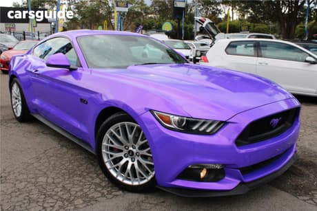 Blue 2018 Ford Mustang Coupe Fastback Gt 5.0 V8 (5 Yr)
