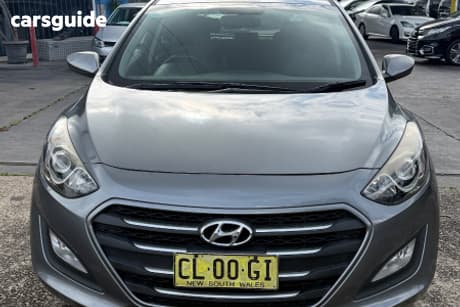 Grey 2016 Hyundai I30 Hatchback Active 1.6 Crdi