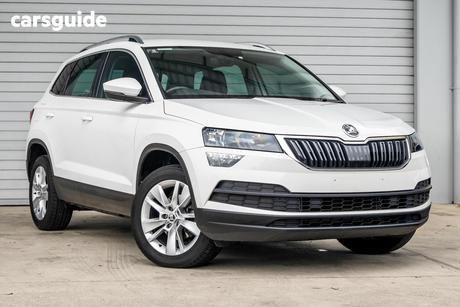 White 2021 Skoda Karoq Wagon 110Tsi
