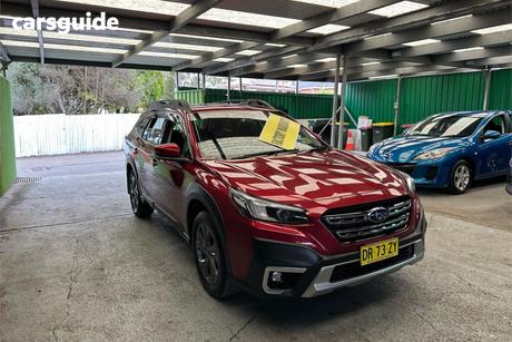 Red 2021 Subaru Outback Wagon Awd Premium