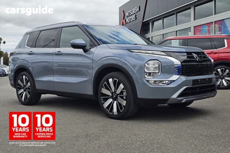 Grey 2025 Mitsubishi Outlander Wagon Aspire 7 Seat (2Wd)