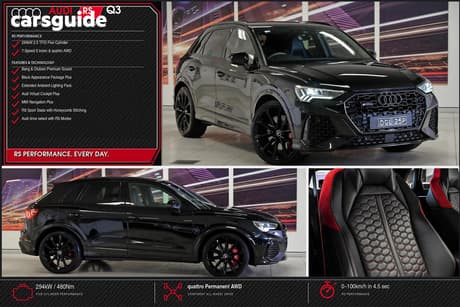 Black 2021 Audi RS Q3 Wagon 2.5 Tfsi Quattro