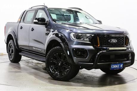 Grey 2021 Ford Ranger Double Cab Pick Up Wildtrak 2.0 (4X4)