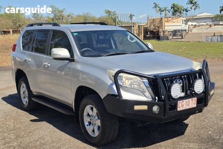 Silver 2014 Toyota Landcruiser Prado Wagon Gxl (4X4)