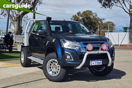 Blue 2017 Isuzu D-MAX Crew Cab Utility Ls-M Hi-Ride (4X4)