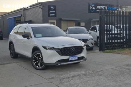 White 2023 Mazda CX-8 Wagon D35 Touring Active (Awd)