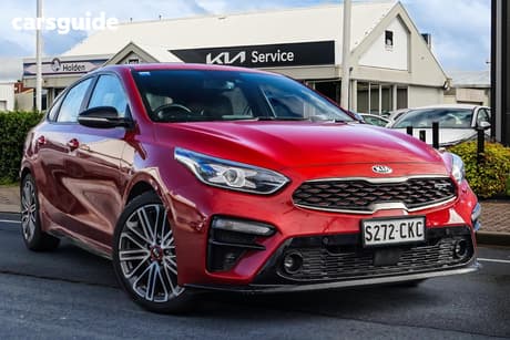 Red 2021 Kia Cerato Hatchback Gt