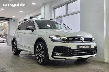 White 2019 Volkswagen Tiguan Wagon Allspace 162 Tsi Highline
