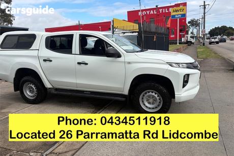White 2020 Mitsubishi Triton Double Cab Pick Up Glx Adas